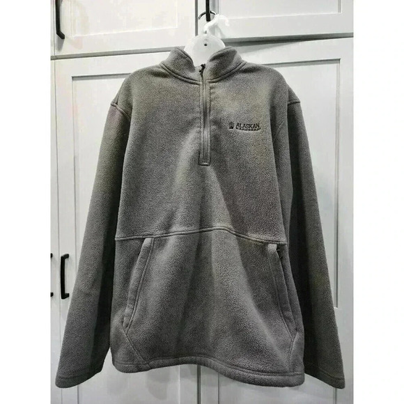 Duluth Trading Alaskan Hardgear Men’s 1/4 Quarter Zip Pullover XL Gray - Picture 1 of 6